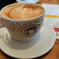 Café con leche de avena #Veganuary at Crudo in St Julians