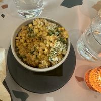 Elote corn   at La Semilla in Atlanta