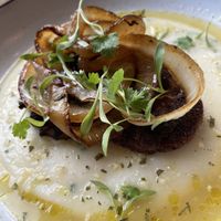 Lion’s mane steak  at La Semilla in Atlanta