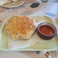 Crunch wrap at La Semilla in Atlanta