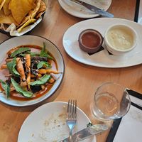 Blistered carrots and Queso app at La Semilla in Atlanta