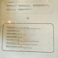Appetizer and Large Plate Menu at La Semilla in Atlanta