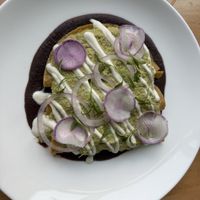 Enmoladas Verdes  at La Semilla in Atlanta