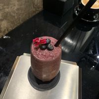 Vegan smoothie with chia seeds and oat  at Bake to Nature in Phuket