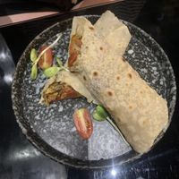 Vegetarian pesto wrap  at Bake to Nature in Phuket