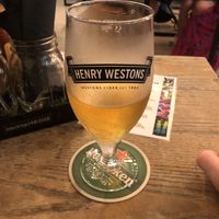 Vegan cider on tap  at Black Tap Mamsha Al Saadiyat in Abu Dhabi