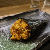 Corn hand roll  at Kusaki - Pop-up in Los Angeles