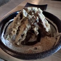 Portobello fries. Delicious!  at Kusaki - Pop-up in Los Angeles