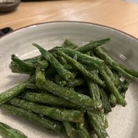 Green beans   at Kusaki - Pop-up in Los Angeles