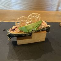 Crunchy crab roll  at Kusaki - Pop-up in Los Angeles