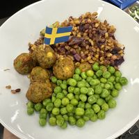 Vegan “meatballs"  at IKEA in Zaragoza