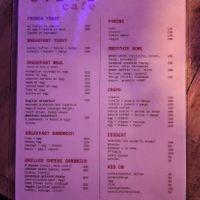 Menu  at Sibol in Siargao