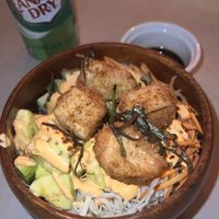 Crispy Tofu bowl  at Sibol in Siargao