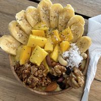 Vegan smoothie bowl  at Sibol in Siargao
