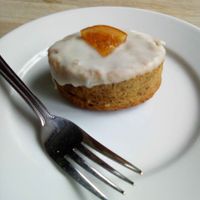 Vegan lemon poppy seed cake at Holtwhites Bakery in North London