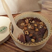 Hot cookie noisette (vegan) #Veganuary at Holy Cookie in Paris