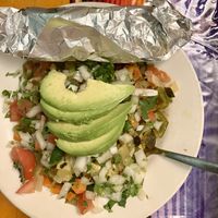 Veggie bowl with beans and rice    at Carmelitas Mexican Grill and Cantina in Borrego Springs