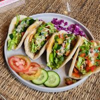 Mushroom tacos at The White Rabbit  in Ella