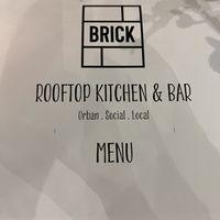 Menu  at Brick Rooftop Kitchen & Bar - Aloft Hotel in Abu Dhabi