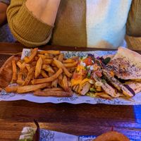 Chick'n gyros at The Head of Steam in Sheffield