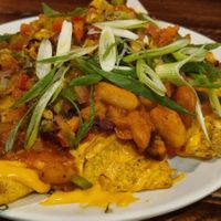 Nachos (no jalapeños or guacamole) at The Head of Steam in Sheffield