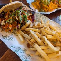 Shawarma gyros at The Head of Steam in Sheffield