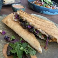 Mushroom Panini  at Nordur in Aalborg