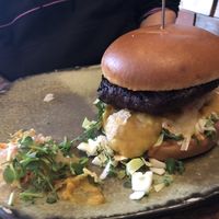 Facon chease burger  at Nordur in Aalborg