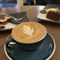 Flat white with oatmilk   at Wachmacher in Berlin