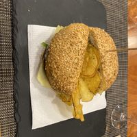 Vegan burger   at Talhadas in Machico
