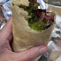 Doner wrap - so so succulent and delicious    at Dirty Vurgerz in London