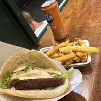 Falafel burger meal deal  at Maoz - Muntplein in Amsterdam