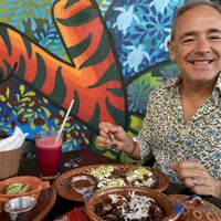 Increíble!!! Sopes y más.  Two items were plenty of food for the two of us    at Vegan Barrio in Cozumel