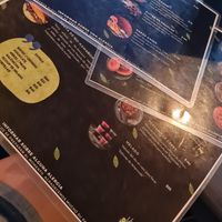 Menu at Vegan Barrio in Cozumel