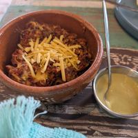Choriqueso at Vegan Barrio in Cozumel