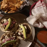 Cauliflower & Nori Tacos   at Vegan Barrio in Cozumel