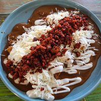 Jarochas at Vegan Barrio in Cozumel