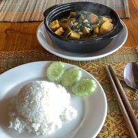 Braised aubergine with tofu - Yummy, Sapa  at Yummy  in Sapa
