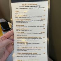 Vegan options on the menu   at Drift & Wood Restaurant in Agnes Water