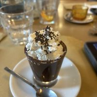 Caffe con nocciolata e panna vegetale  at Al Barco in Vicenza