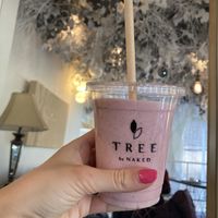 Sakura amazake smoothie  at TREE by NAKED - Yoyogi Park in Tokyo