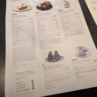 seasonal menu at TREE by NAKED - Yoyogi Park in Tokyo