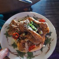 Vegan korean style "chicken" bites at Dam Bar in Tampere