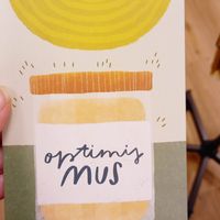 postkarte #Veganuary at fijnwerk in Ratingen