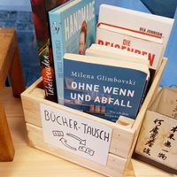 bücher-tausch #Veganuary at fijnwerk in Ratingen