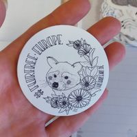 sticker at fijnwerk in Ratingen