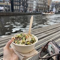 Falafel bowl with cauliflower and tahini!  at Maoz - Leidsestraat in Amsterdam