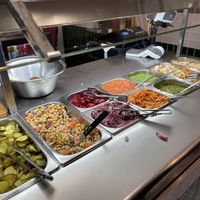 Salad bar  at Maoz - Leidsestraat in Amsterdam