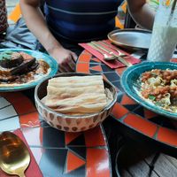 Perfectly cooked aubergines and dumplings at Delrobah in Antwerpen