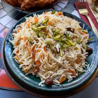 Qabuli palauw vegan  at Delrobah in Antwerpen